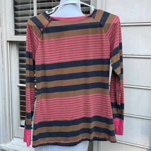 EUC- Patagonia Long Sleeve Striped Top /Shirt Size XS
